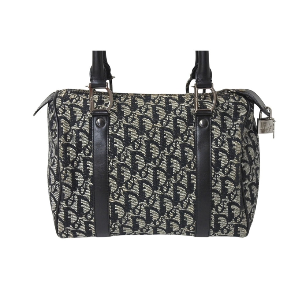 Christian Dior Handbag Trotter Pattern Black - Picture 2 of 9
